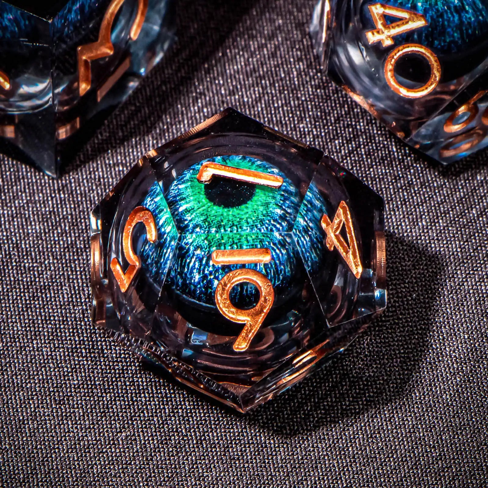 Shadewarden – Liquid‑Core 7‑Piece Dice Set