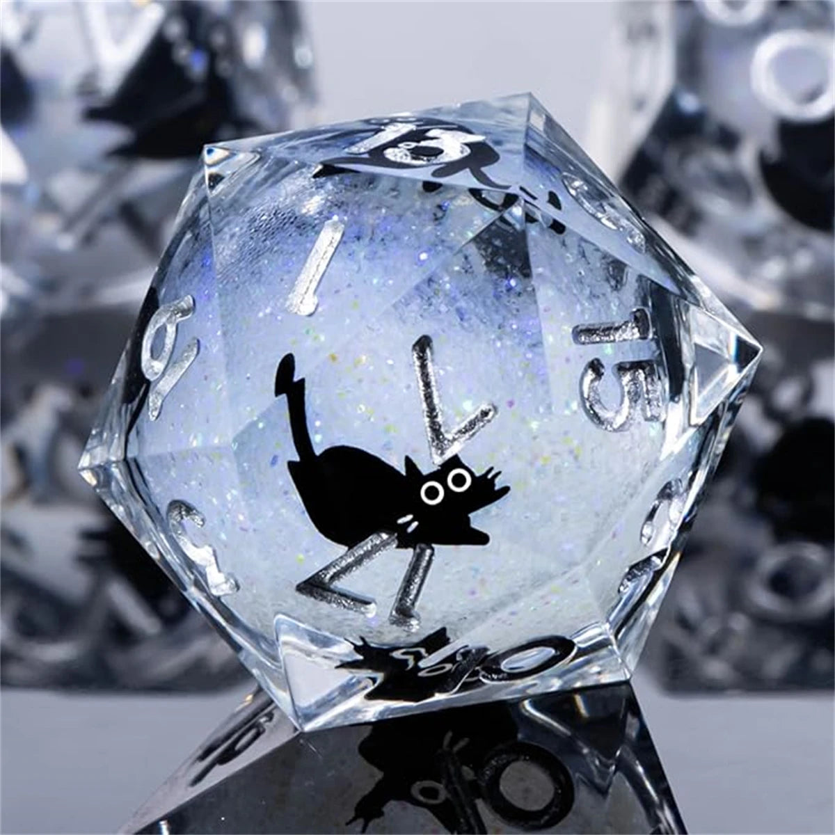 Arcane Spire – Liquid‑Core 7‑Piece Dice Set