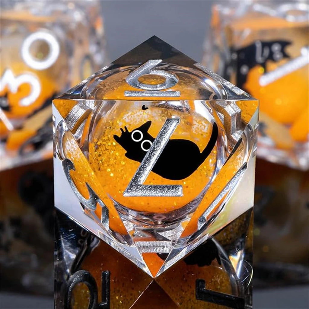 Arcane Spire – Liquid‑Core 7‑Piece Dice Set