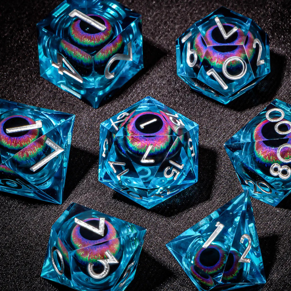 Shadewarden – Liquid‑Core 7‑Piece Dice Set