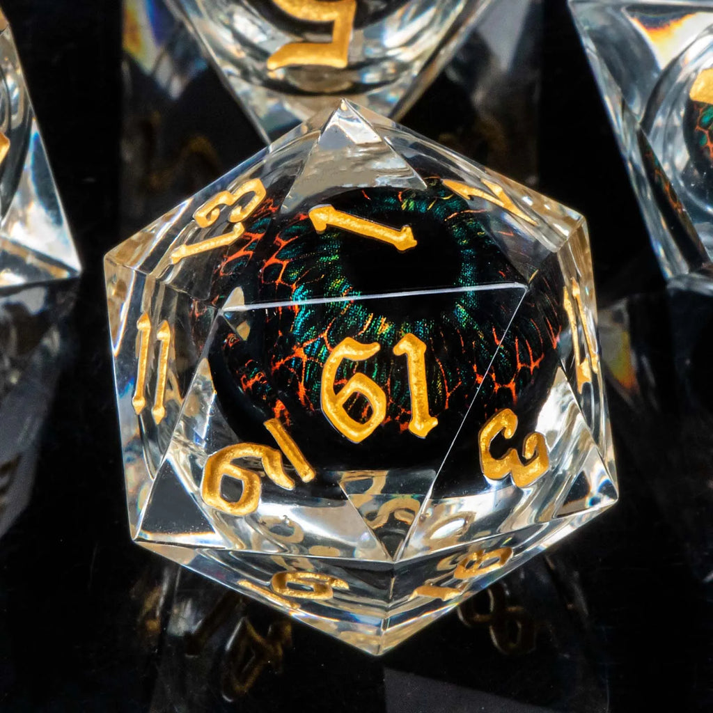Shadewarden – Liquid‑Core 7‑Piece Dice Set