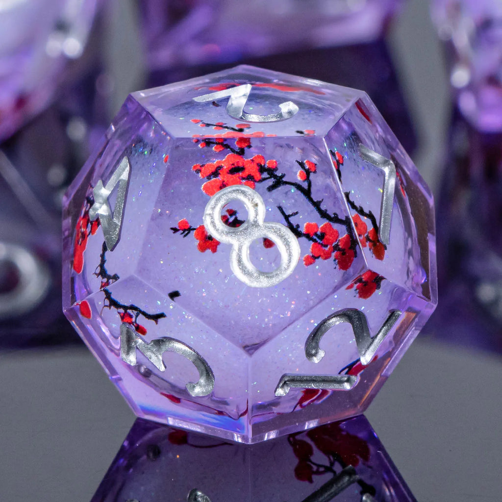 Voidwhisper – Liquid‑Core 7‑Piece Dice Set
