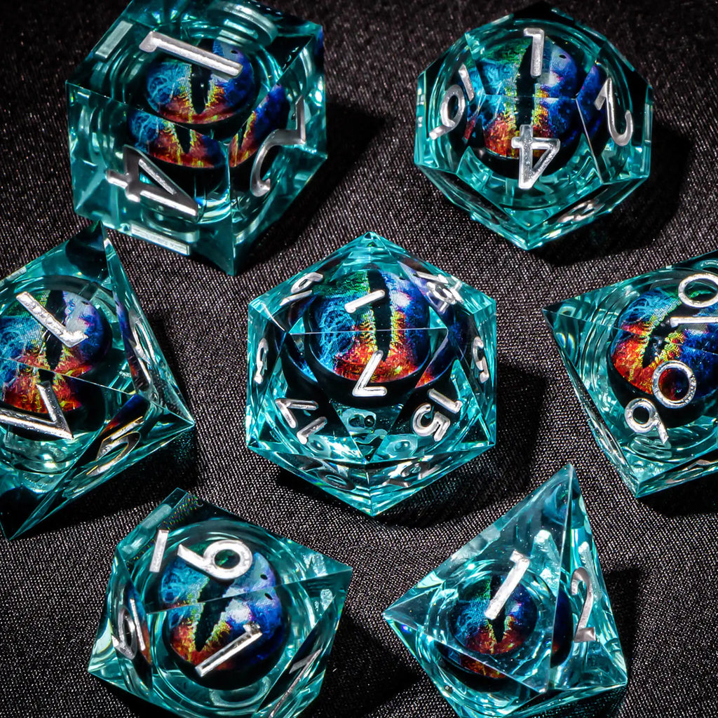 Shadewarden – Liquid‑Core 7‑Piece Dice Set