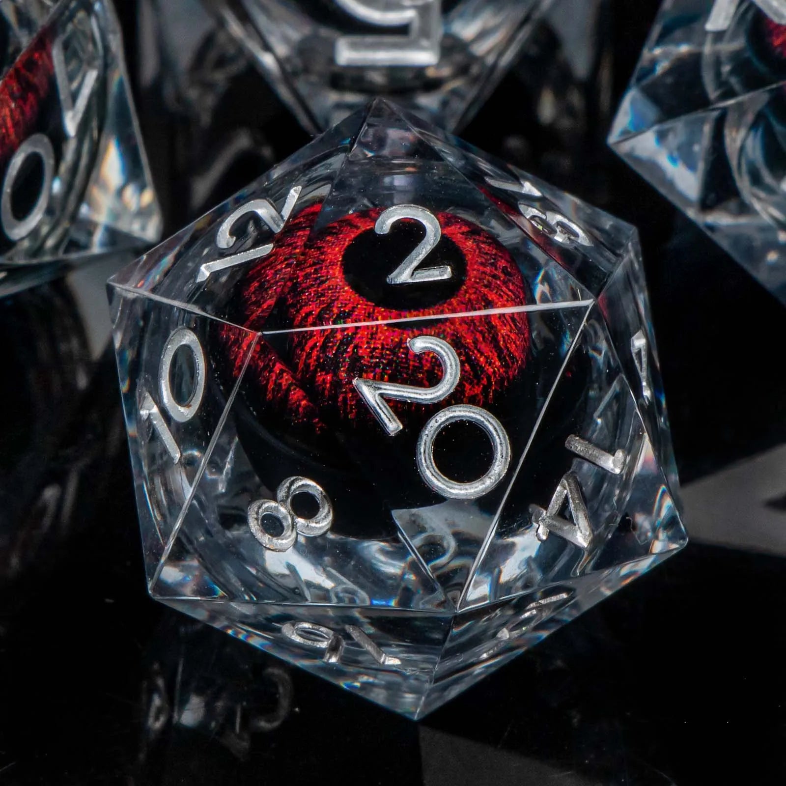 Shadewarden – Liquid‑Core 7‑Piece Dice Set