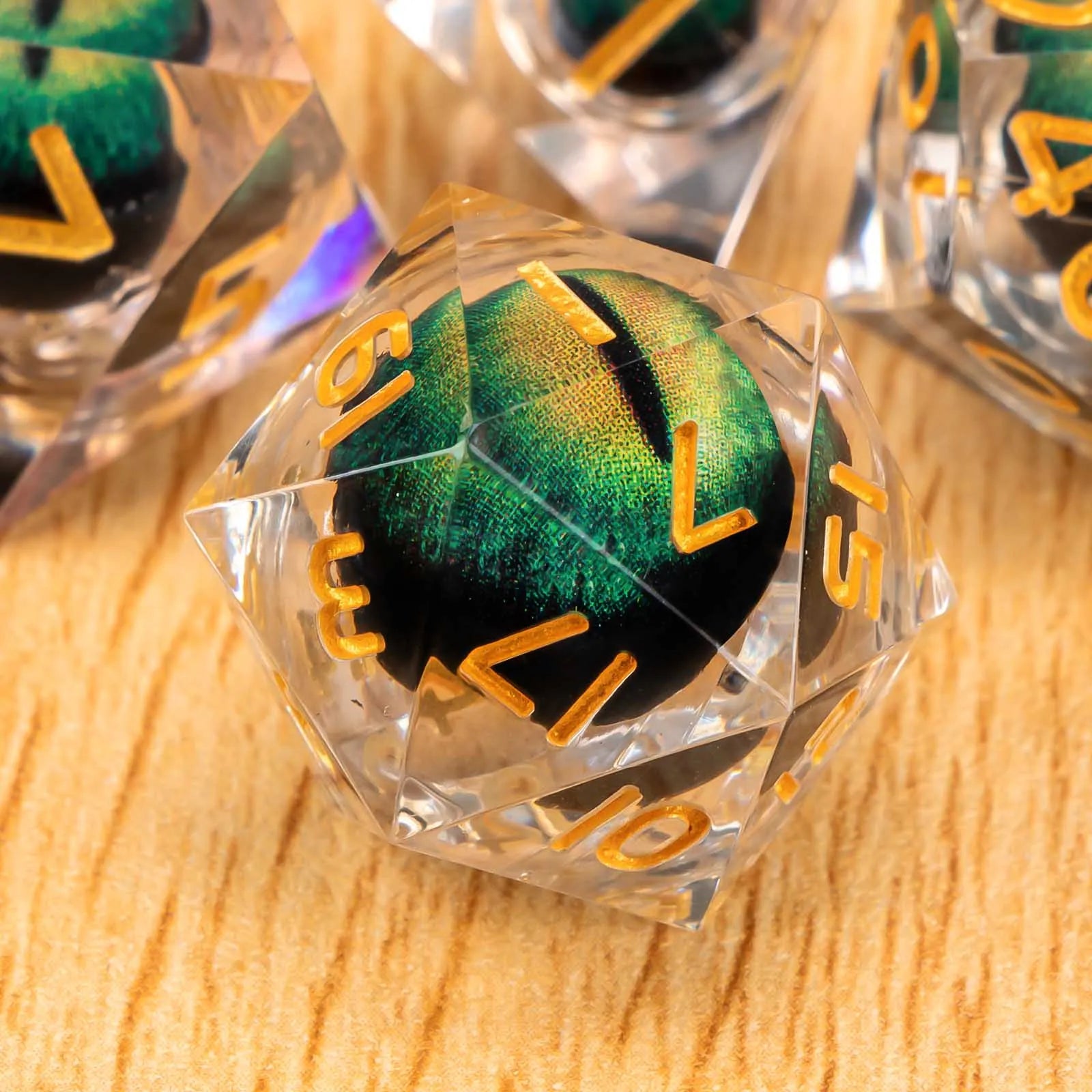 Shadewarden – Liquid‑Core 7‑Piece Dice Set