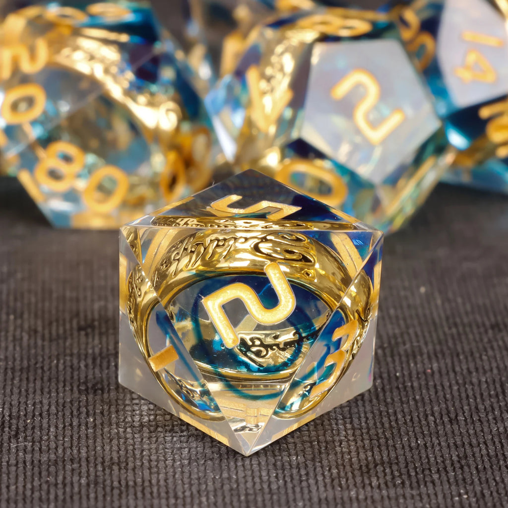 Shadewarden – Liquid‑Core 7‑Piece Dice Set