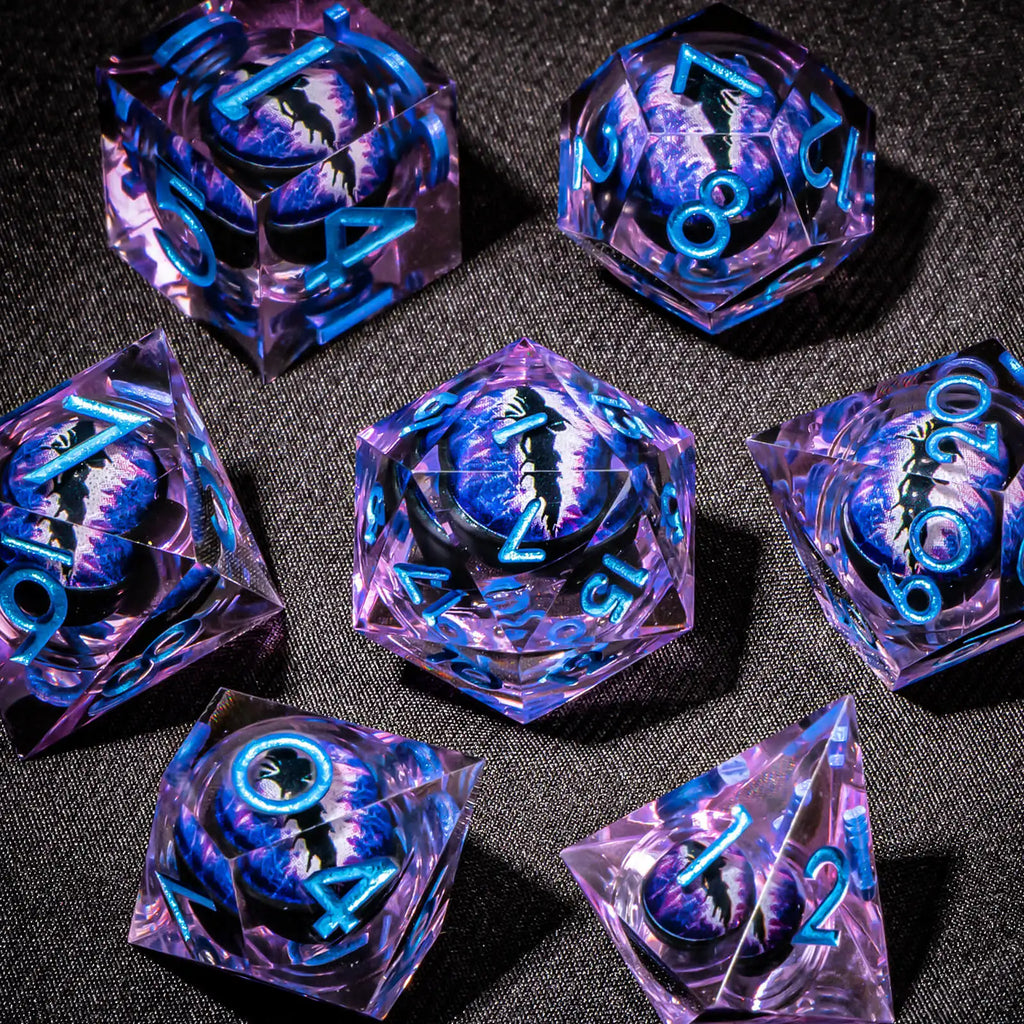 Shadewarden – Liquid‑Core 7‑Piece Dice Set