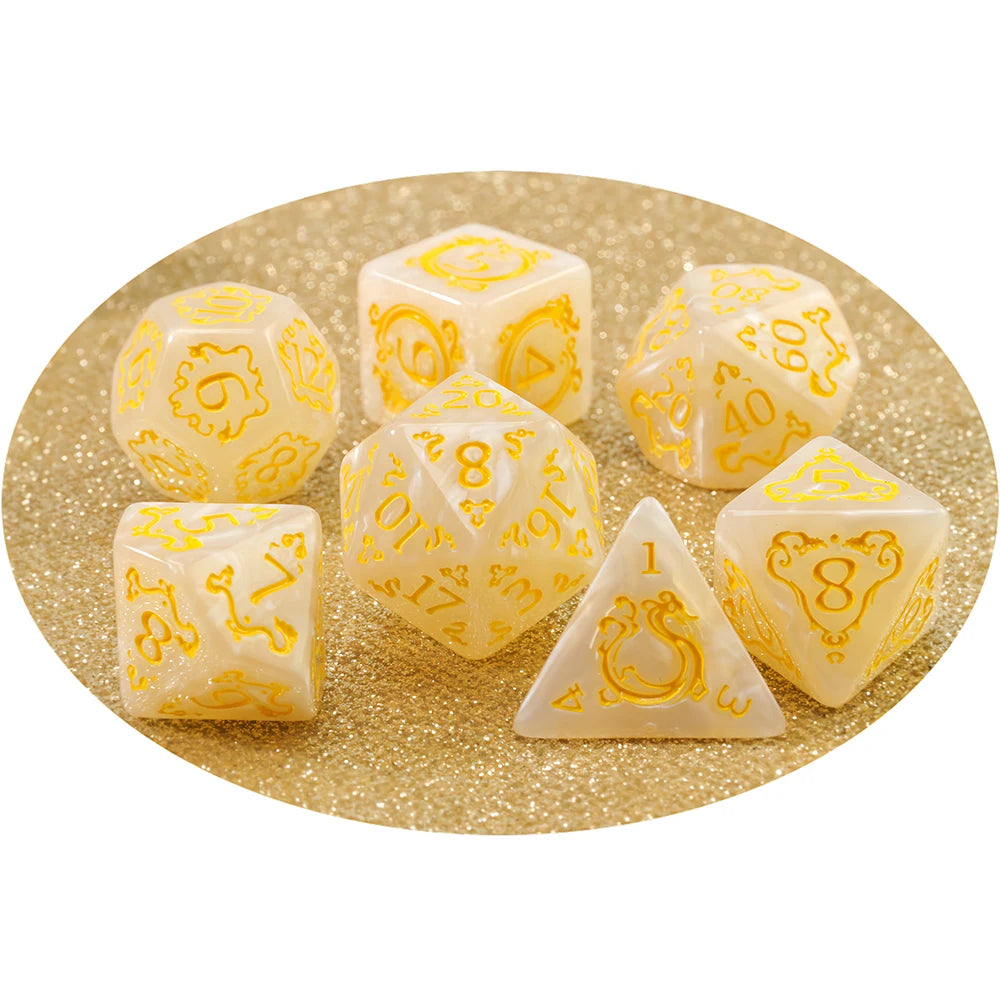 Aethercoast – 7‑Piece Dice Set