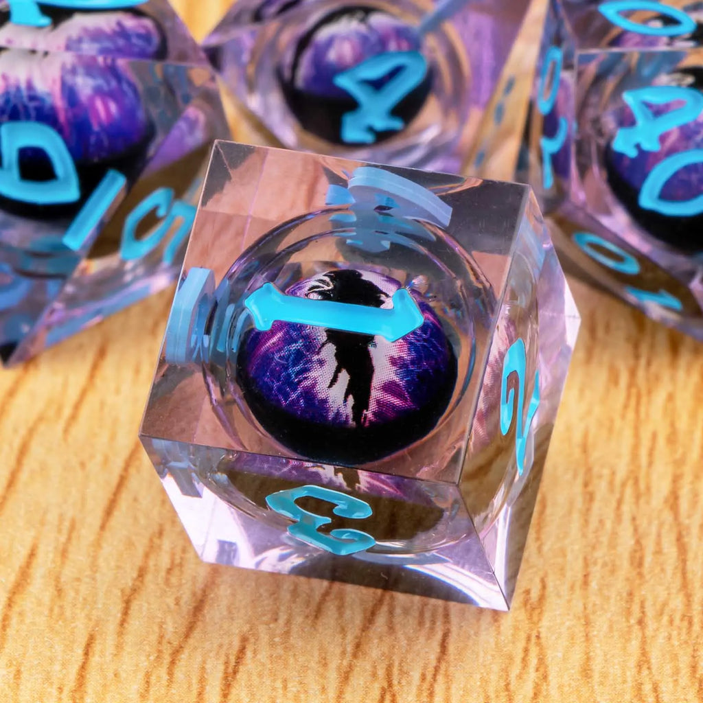 Shadewarden – Liquid‑Core 7‑Piece Dice Set