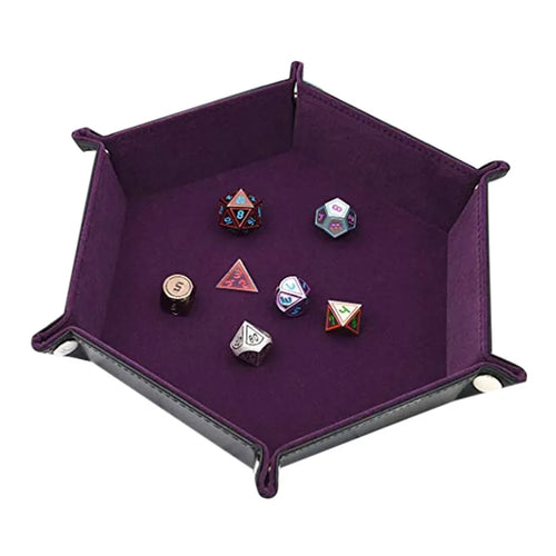 Arcane Crest – Folding Hex Dice Tray