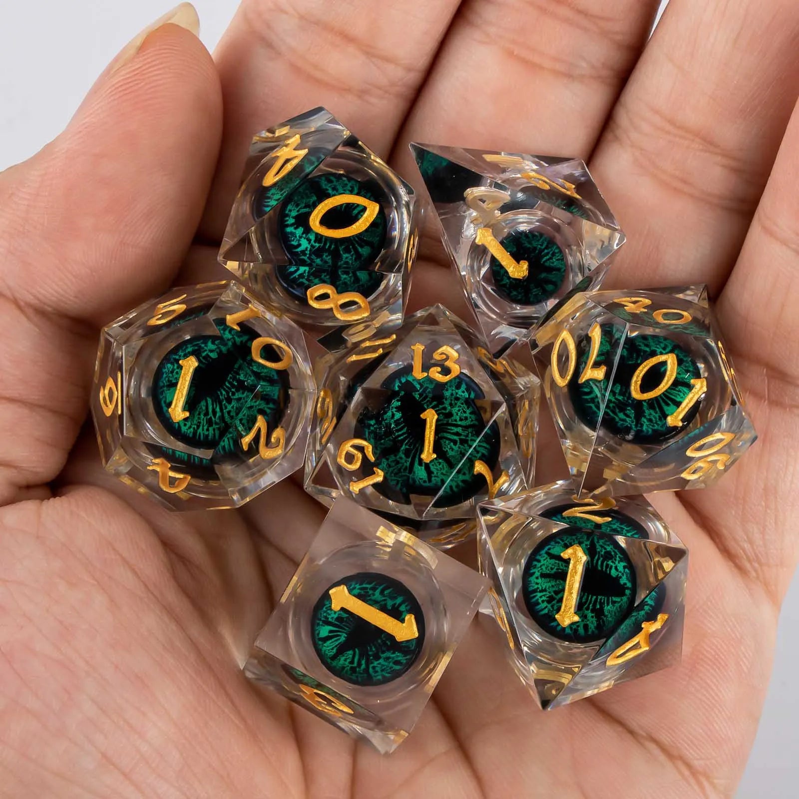 Shadewarden – Liquid‑Core 7‑Piece Dice Set