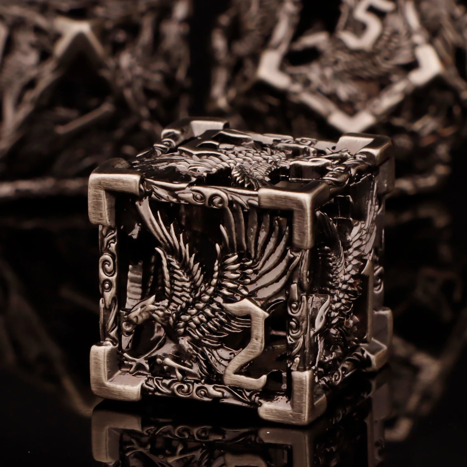 Shadewarden – Liquid‑Core 7‑Piece Dice Set