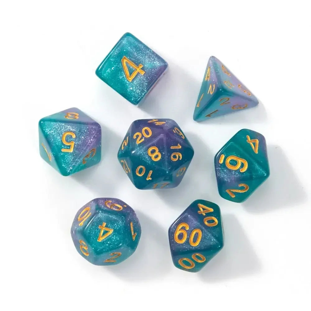 Infernal Aegis – 7‑Piece Dice Set