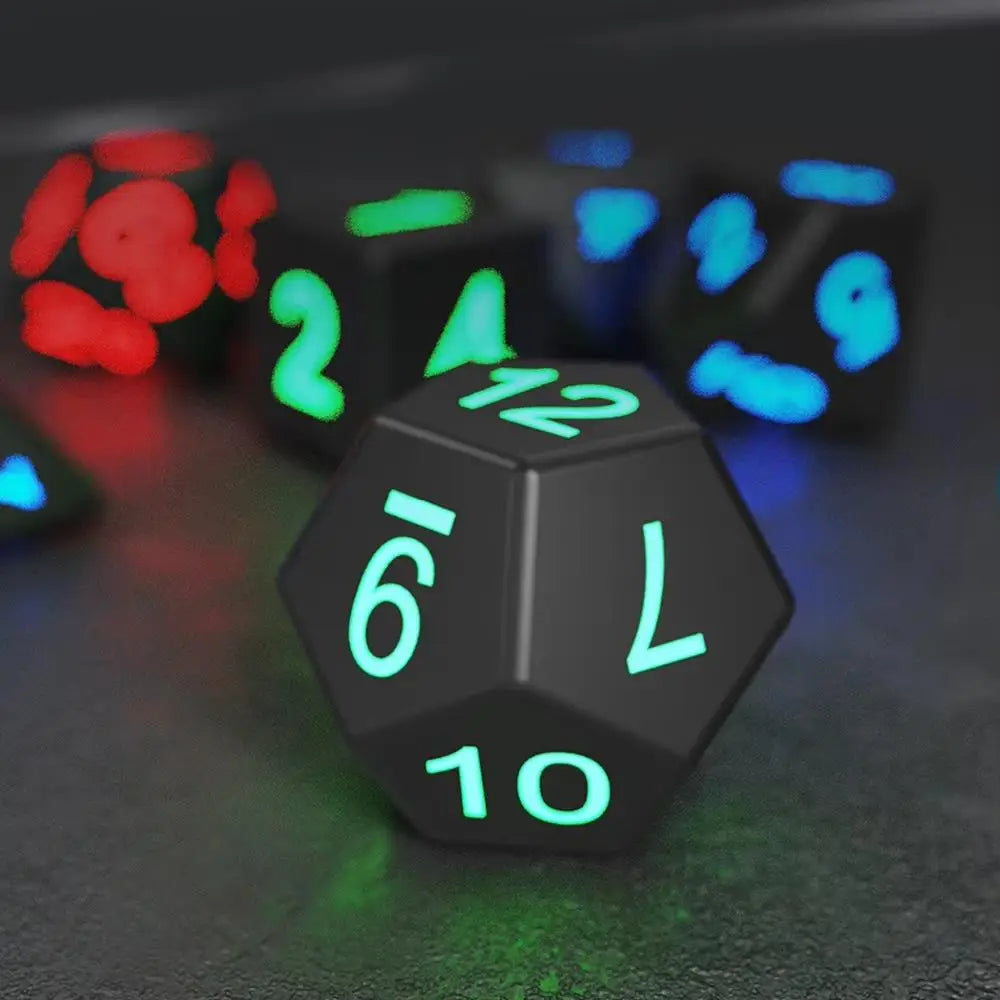 Mystic Veil – 7‑Piece Dice Set