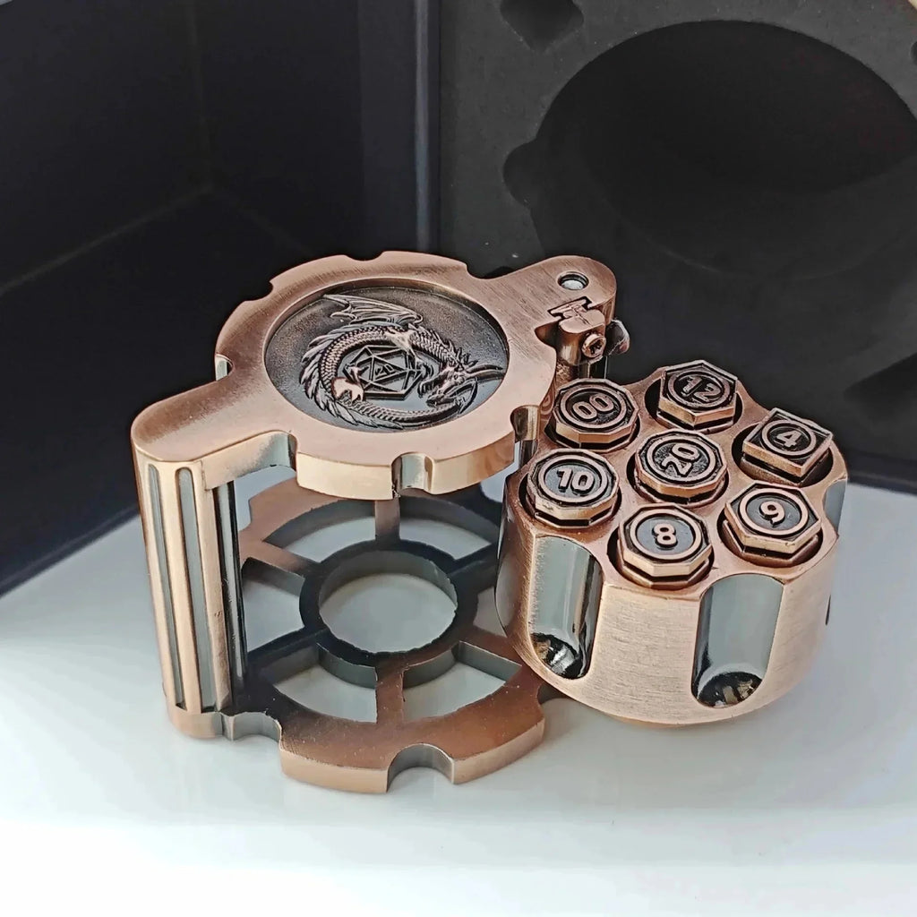 Stormcalling – Metal 7‑Piece Dice Set