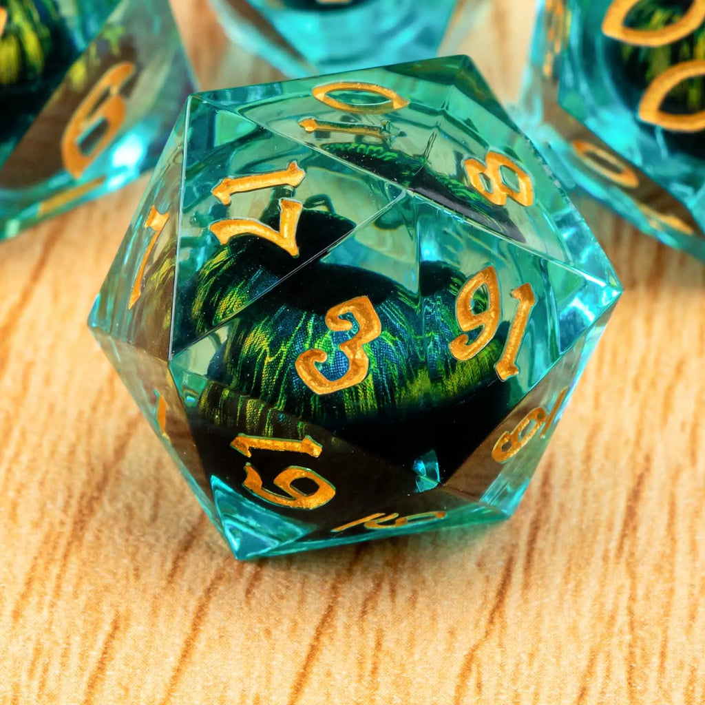 Shadewarden – Liquid‑Core 7‑Piece Dice Set