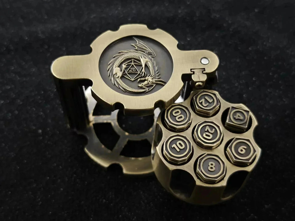 Stormcalling – Metal 7‑Piece Dice Set