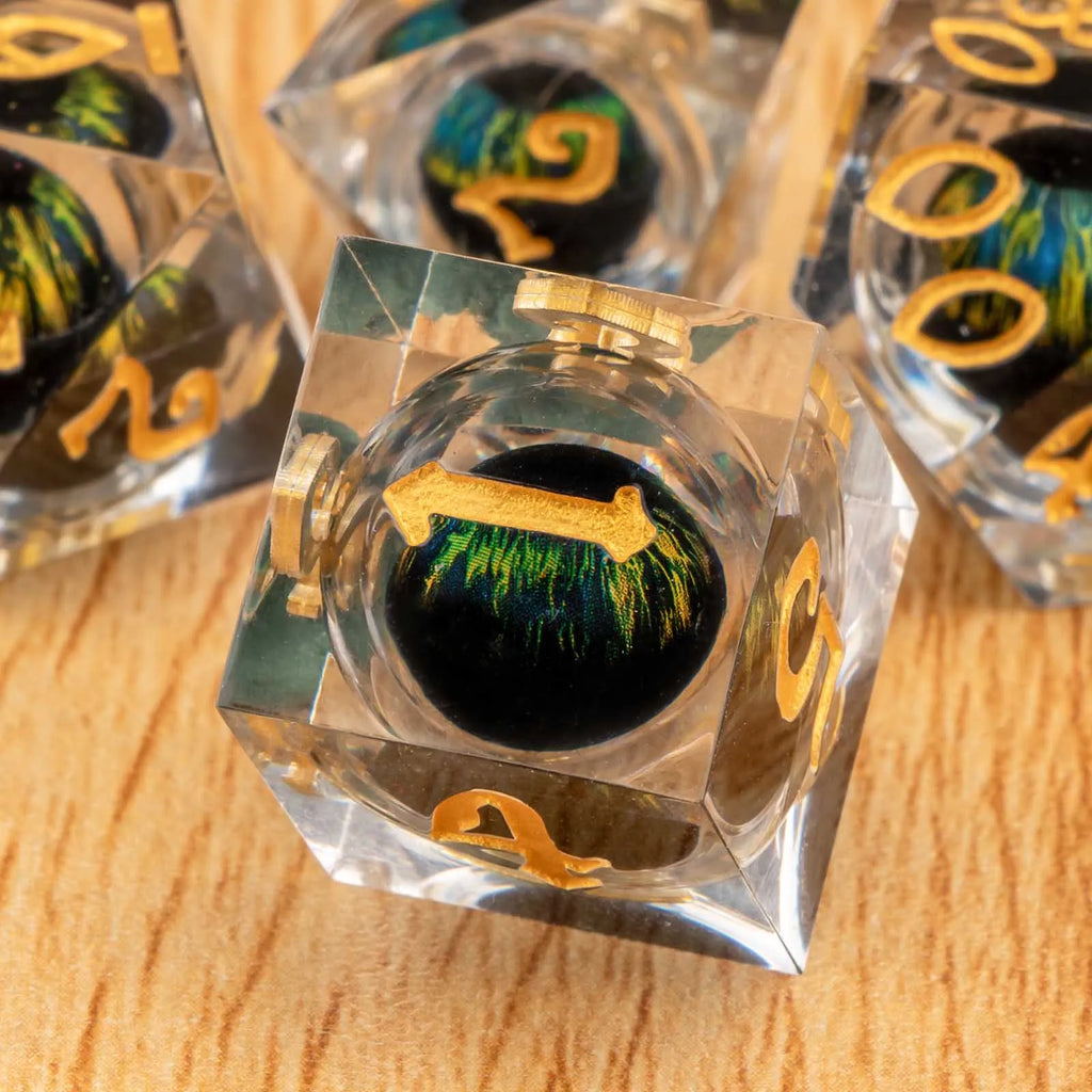 Shadewarden – Liquid‑Core 7‑Piece Dice Set