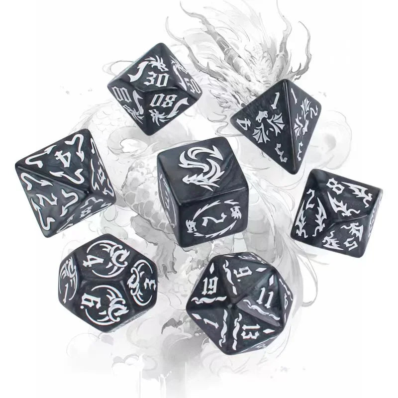 Ethereal Prism – 7‑Piece Dice Set