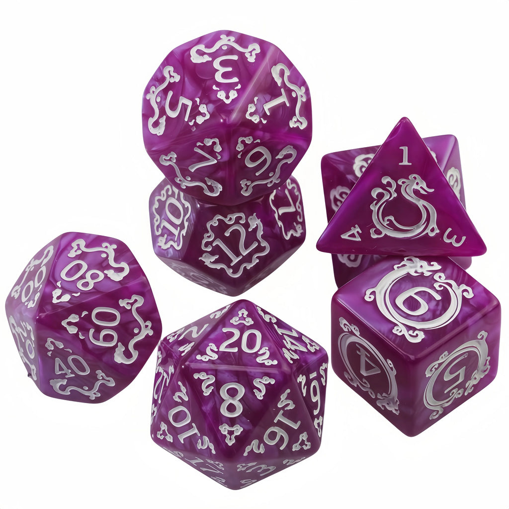 Aethercoast – 7‑Piece Dice Set