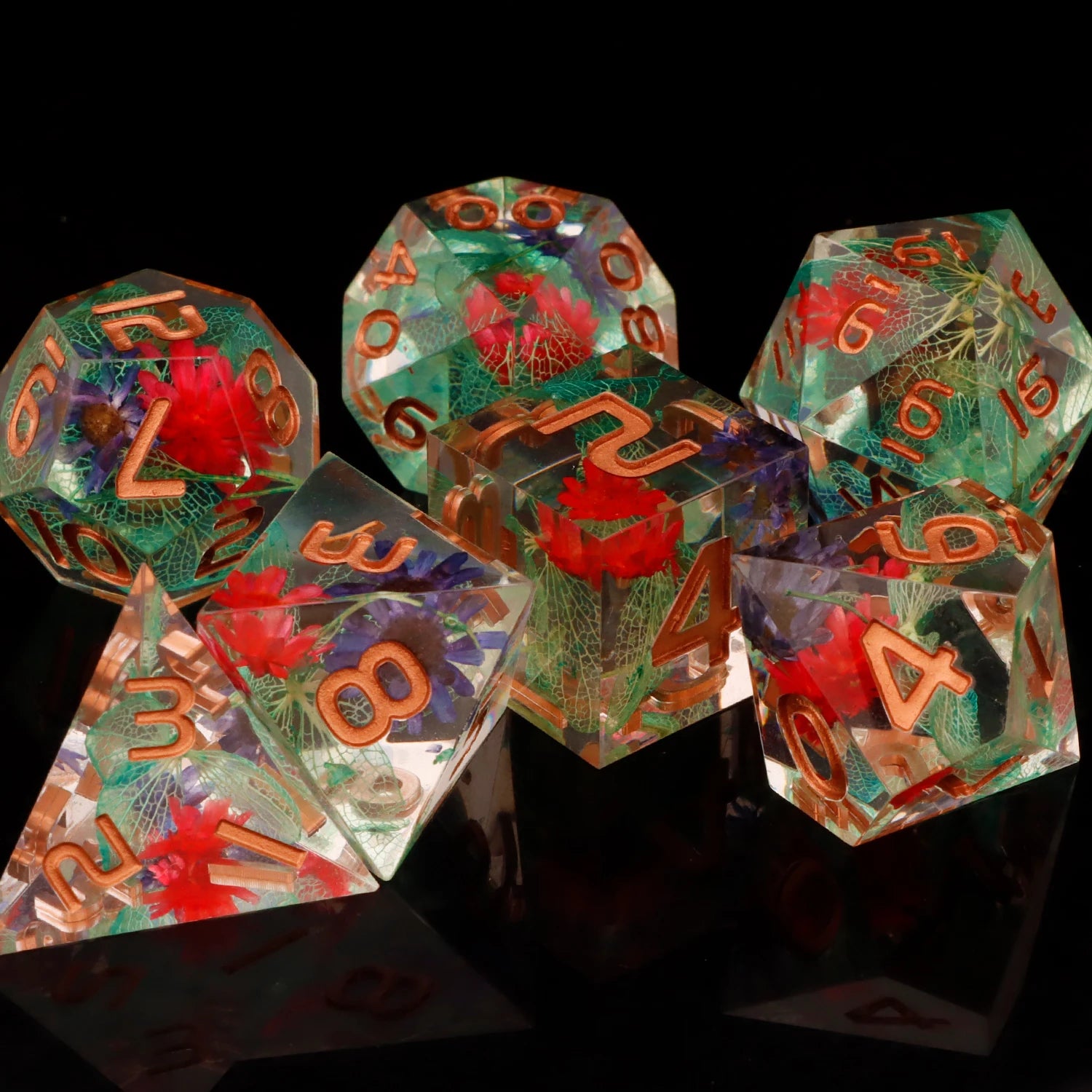 Shadewarden – Liquid‑Core 7‑Piece Dice Set