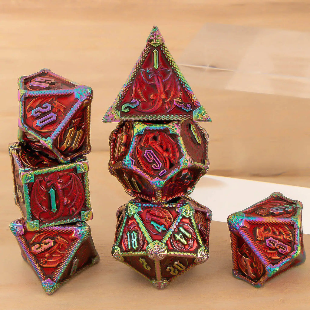 Ethereal Forge – 7‑Piece Dice Set