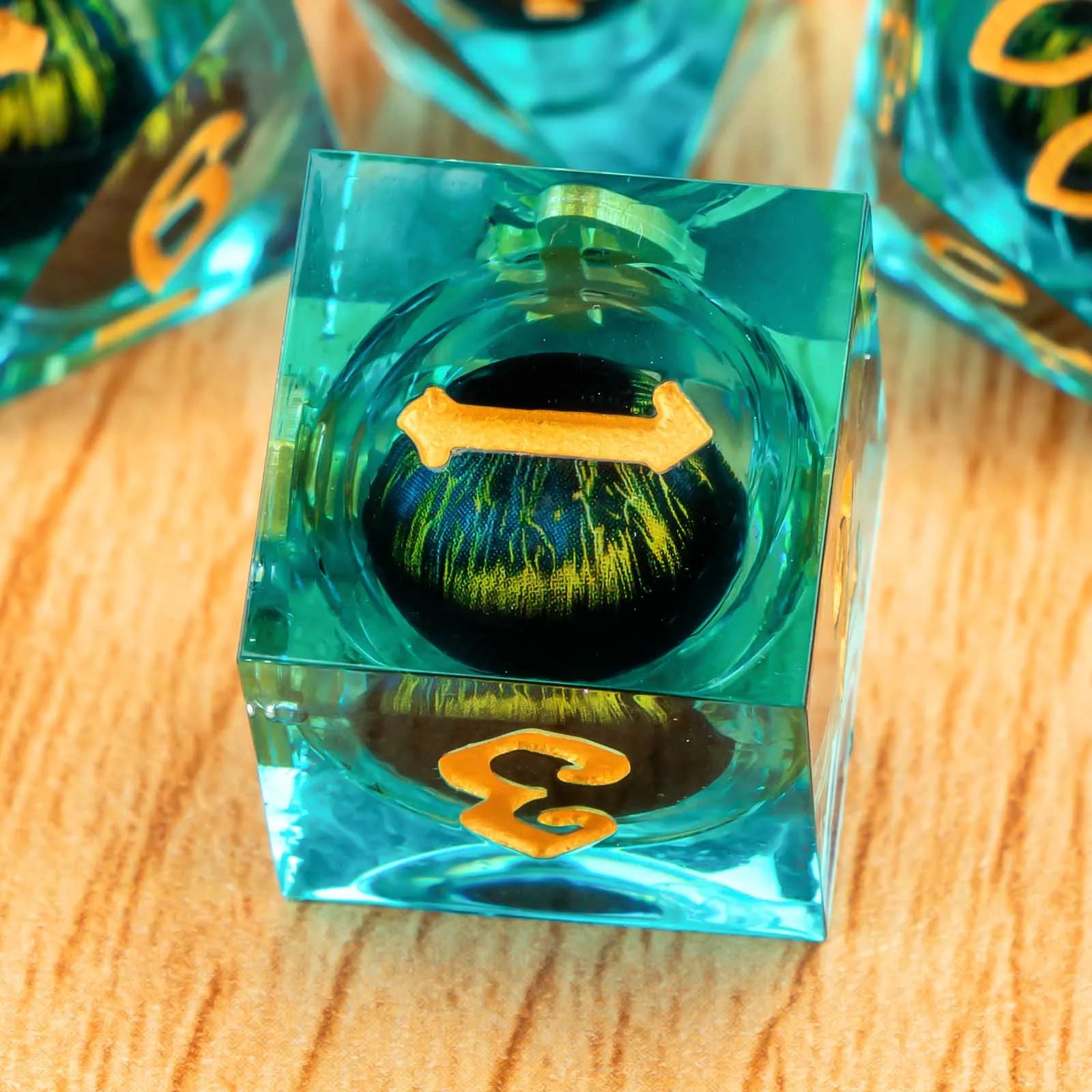 Shadewarden – Liquid‑Core 7‑Piece Dice Set