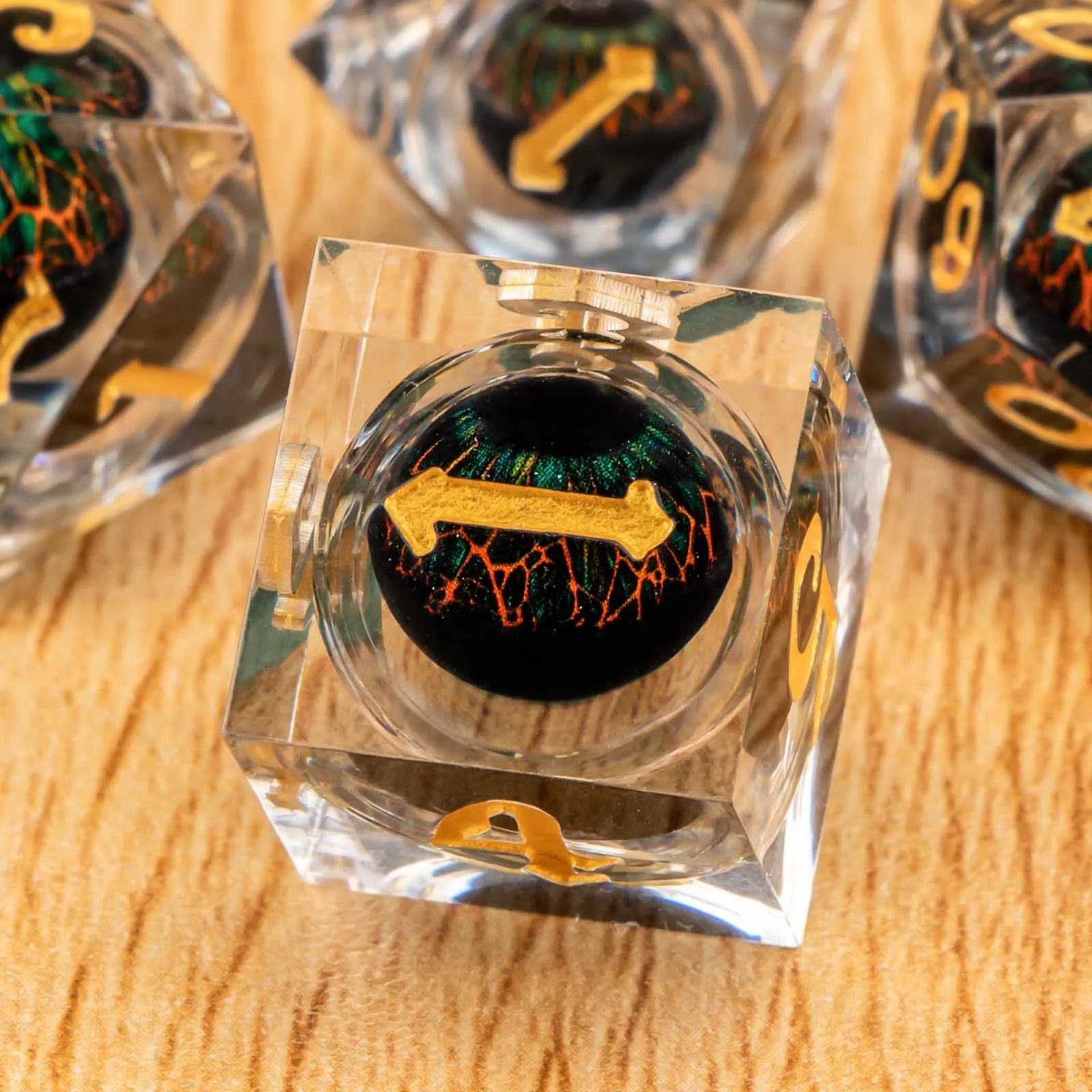 Shadewarden – Liquid‑Core 7‑Piece Dice Set