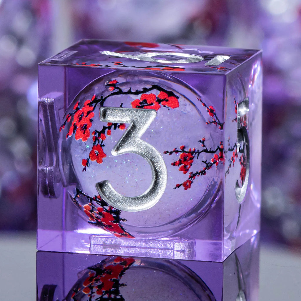 Voidwhisper – Liquid‑Core 7‑Piece Dice Set