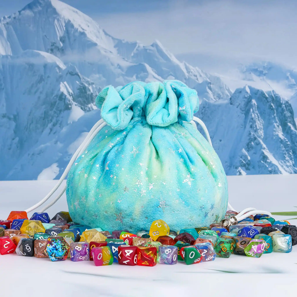 Ethereal Crest – Drawstring Dice Bag