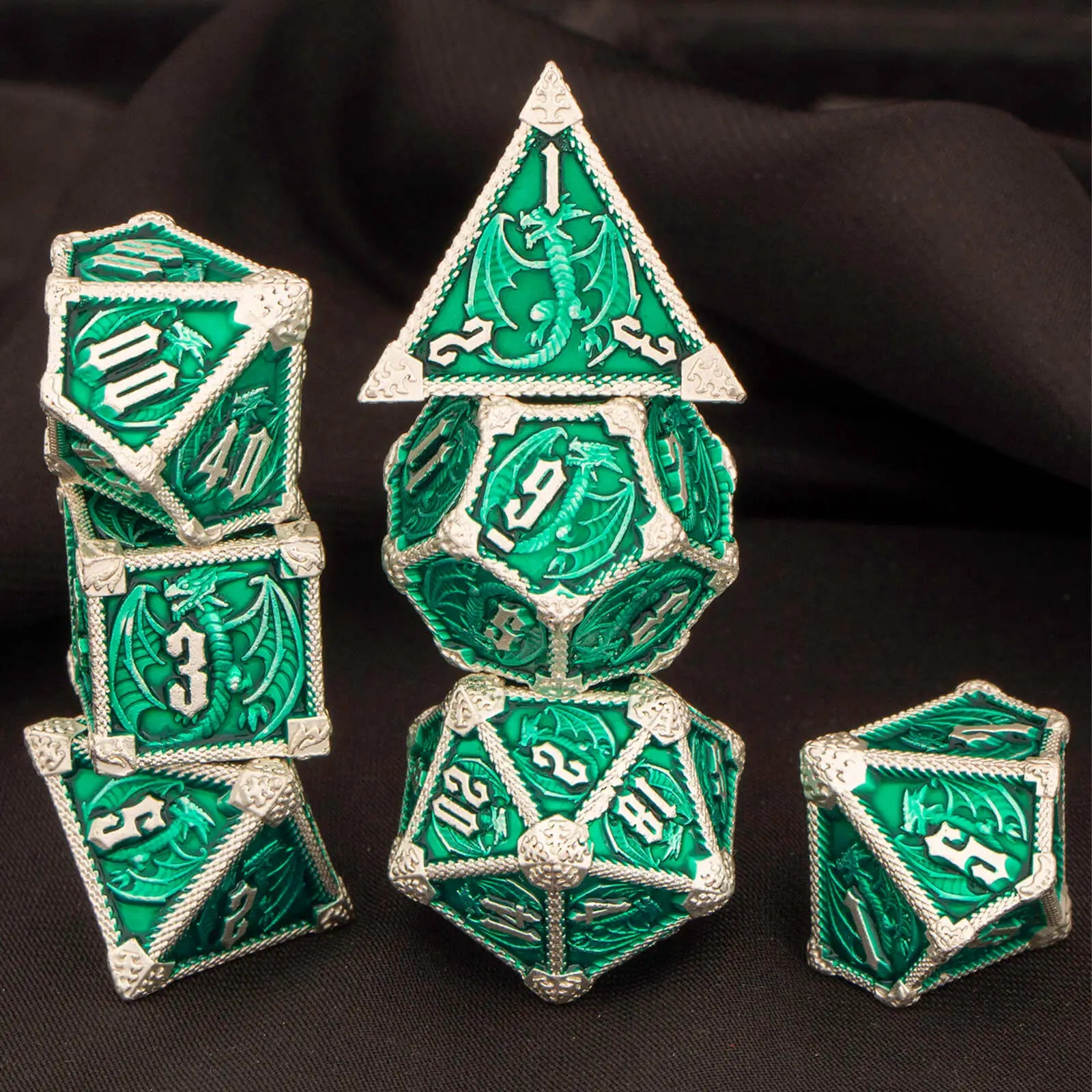 Ethereal Forge – 7‑Piece Dice Set