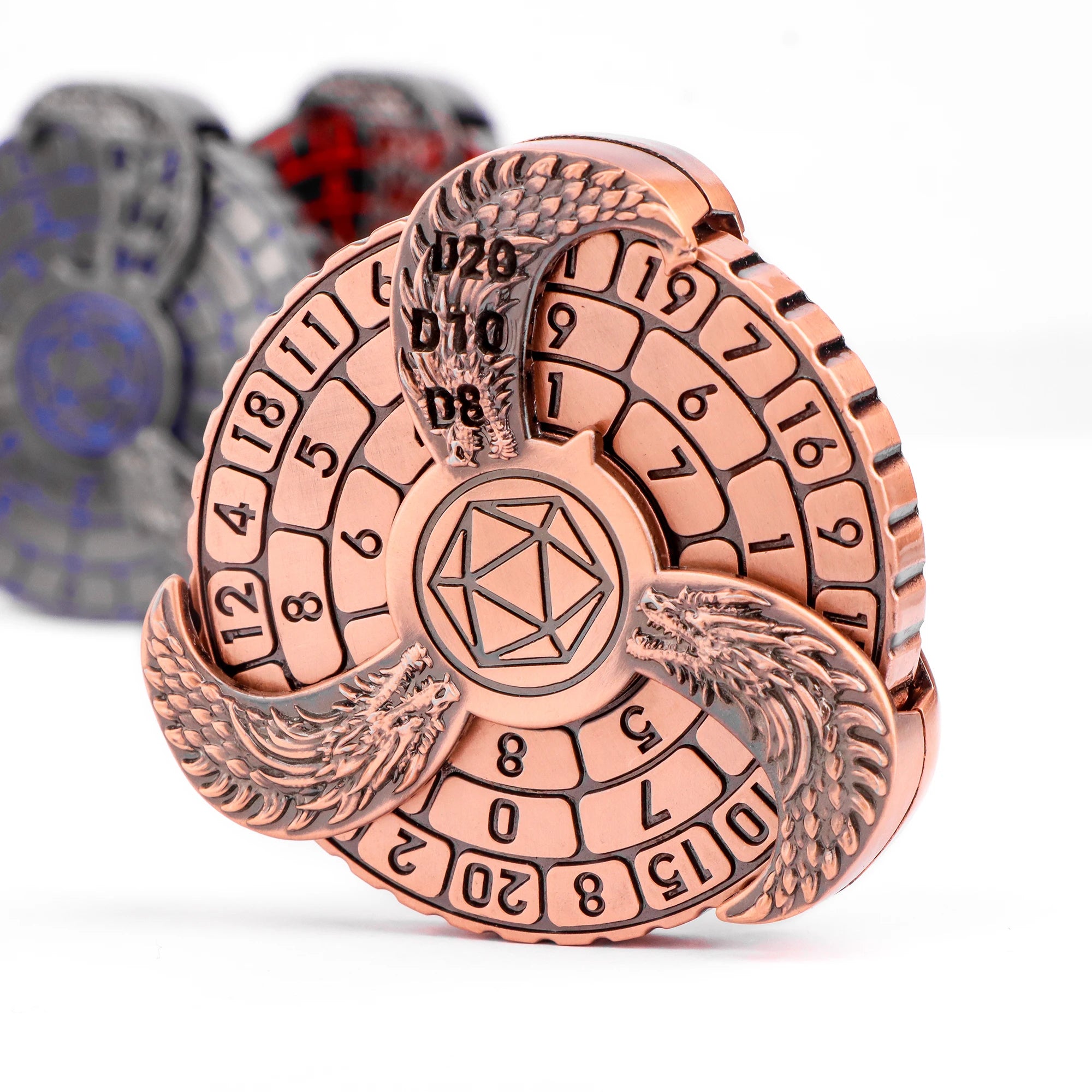 Golden Forge 7-in-1 Spinner Dice Set