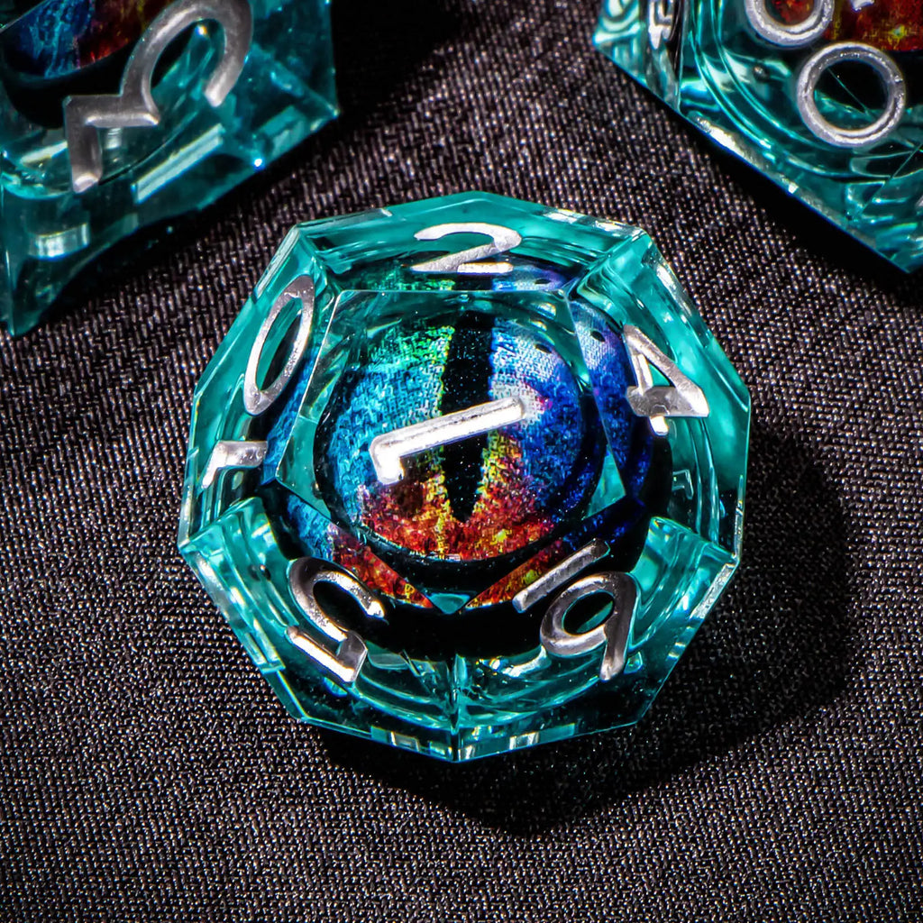 Shadewarden – Liquid‑Core 7‑Piece Dice Set