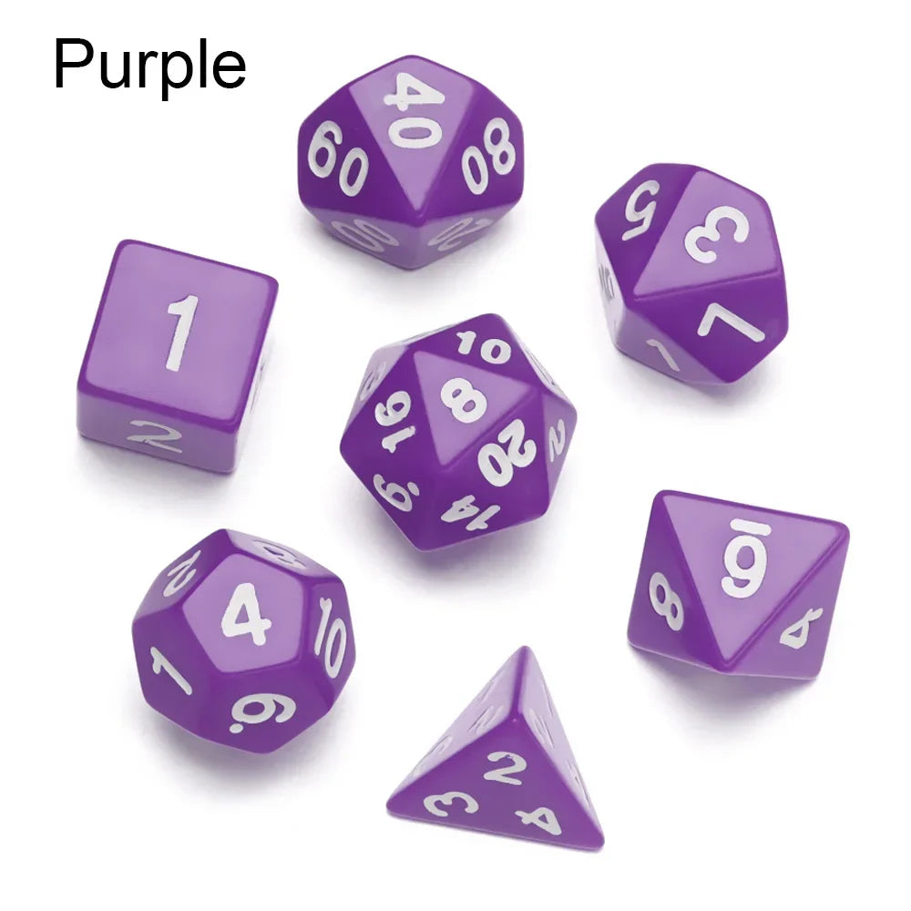 Arcane Veil – 7‑Piece Dice Set