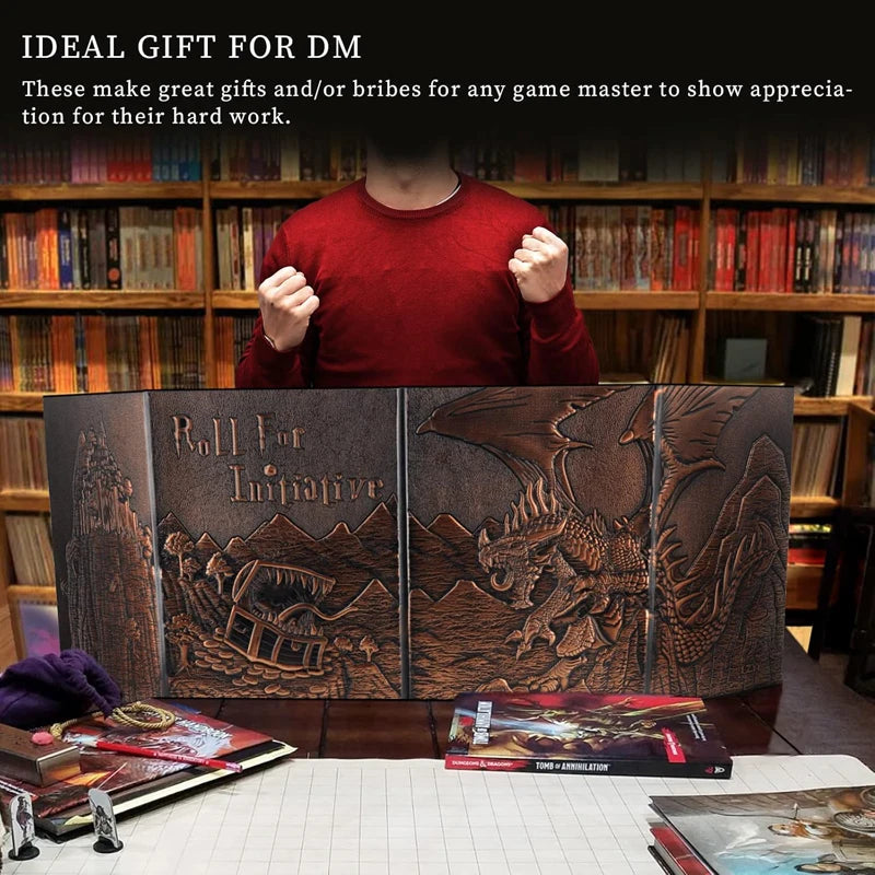 Faux Leather Dungeon Master Screen
