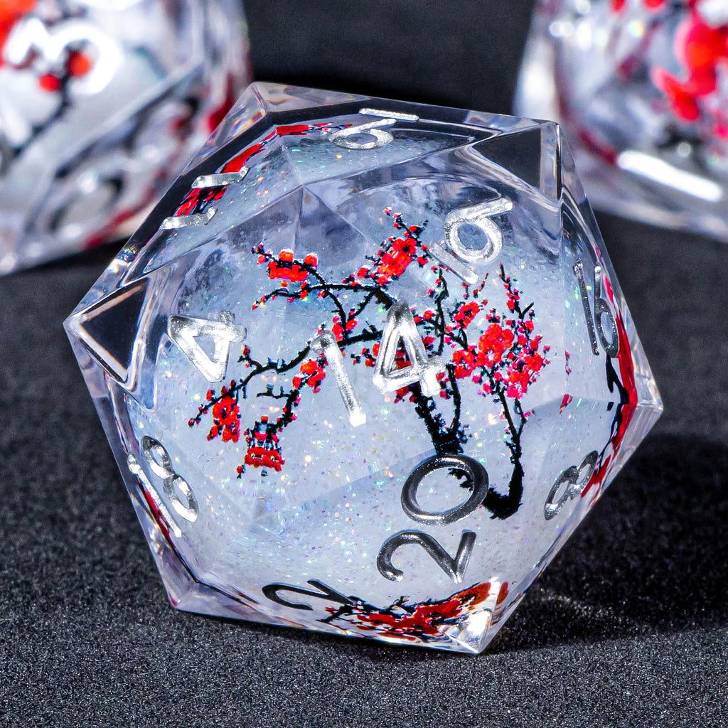 Voidwhisper – Liquid‑Core 7‑Piece Dice Set