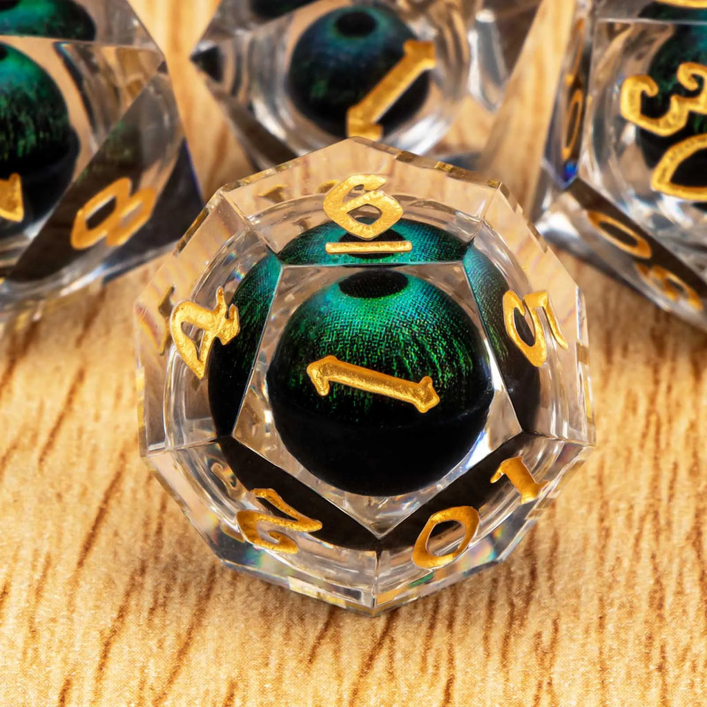 Shadewarden – Liquid‑Core 7‑Piece Dice Set