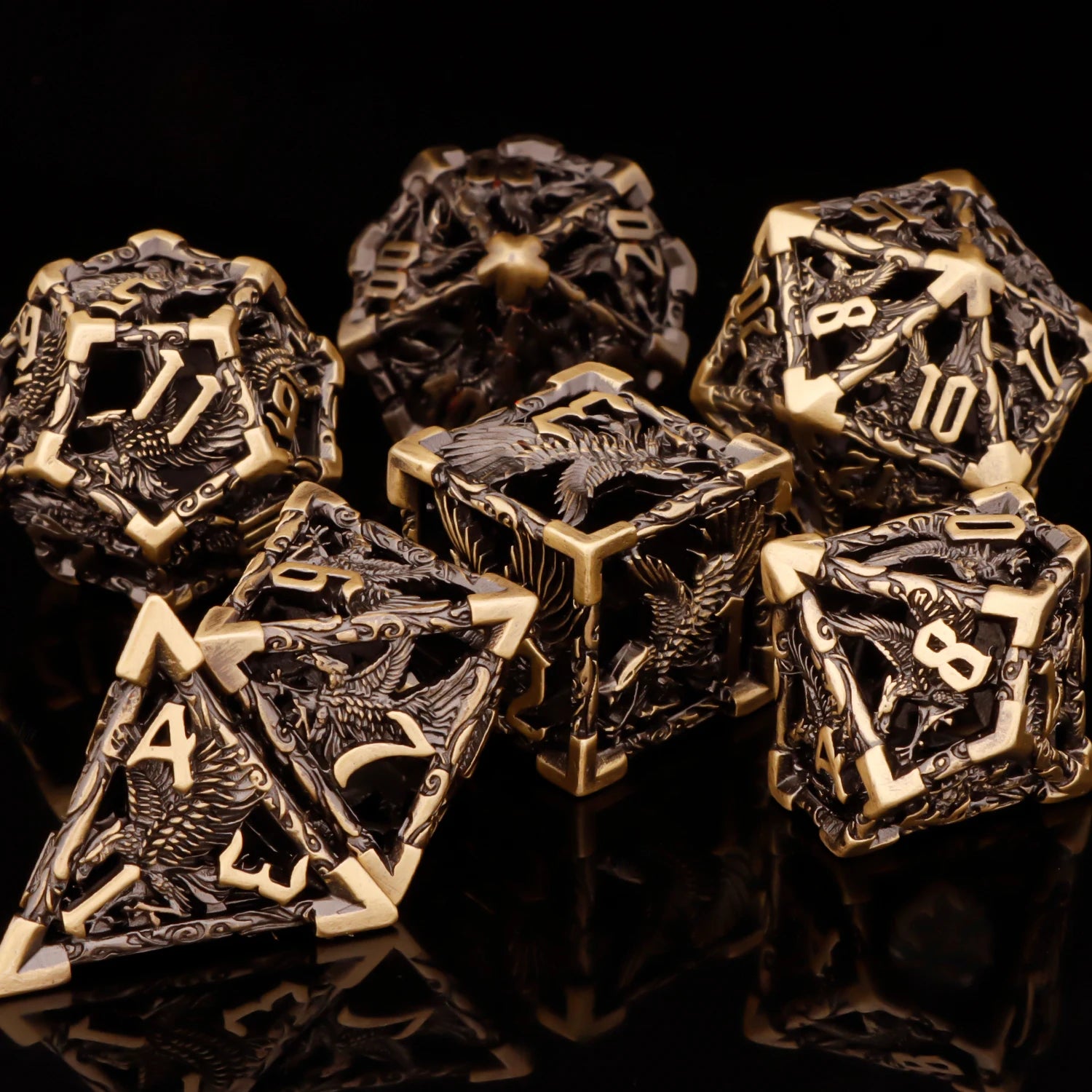 Shadewarden – Liquid‑Core 7‑Piece Dice Set
