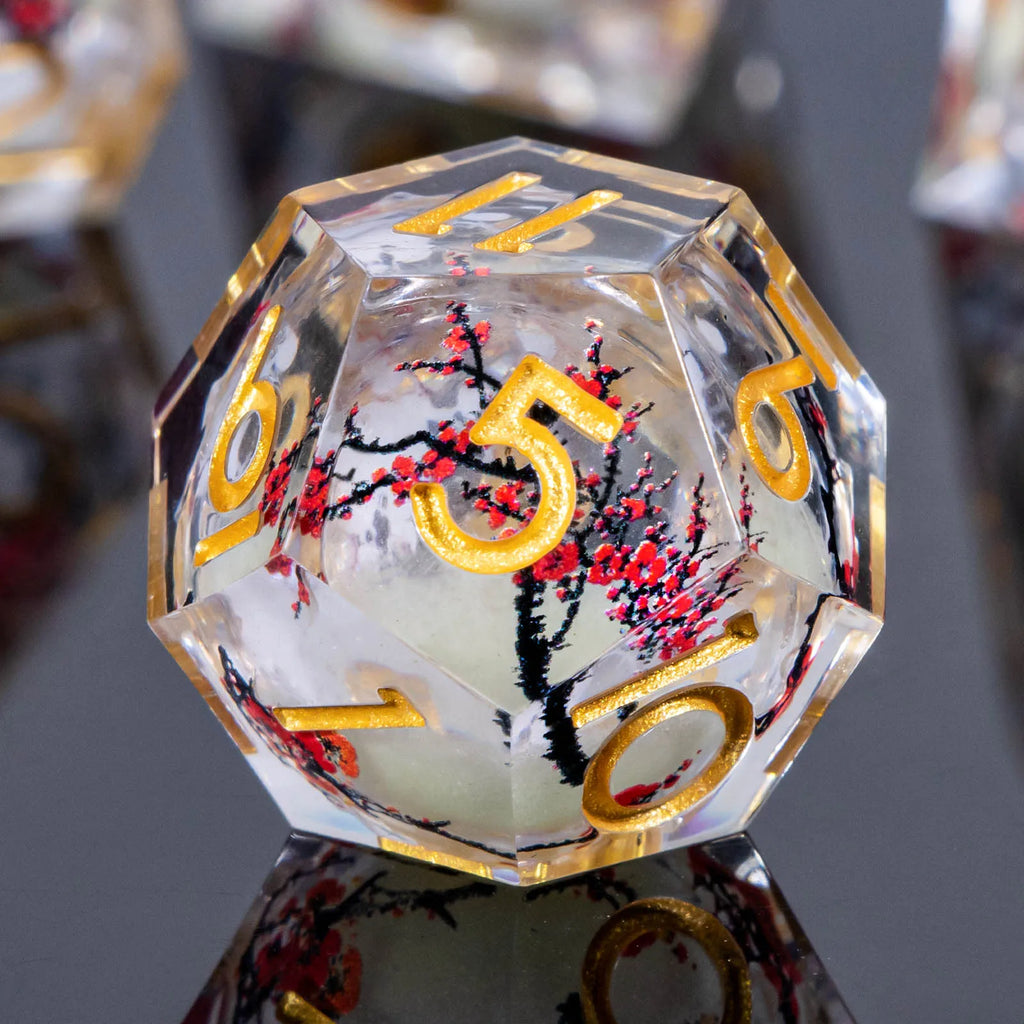 Voidwhisper – Liquid‑Core 7‑Piece Dice Set