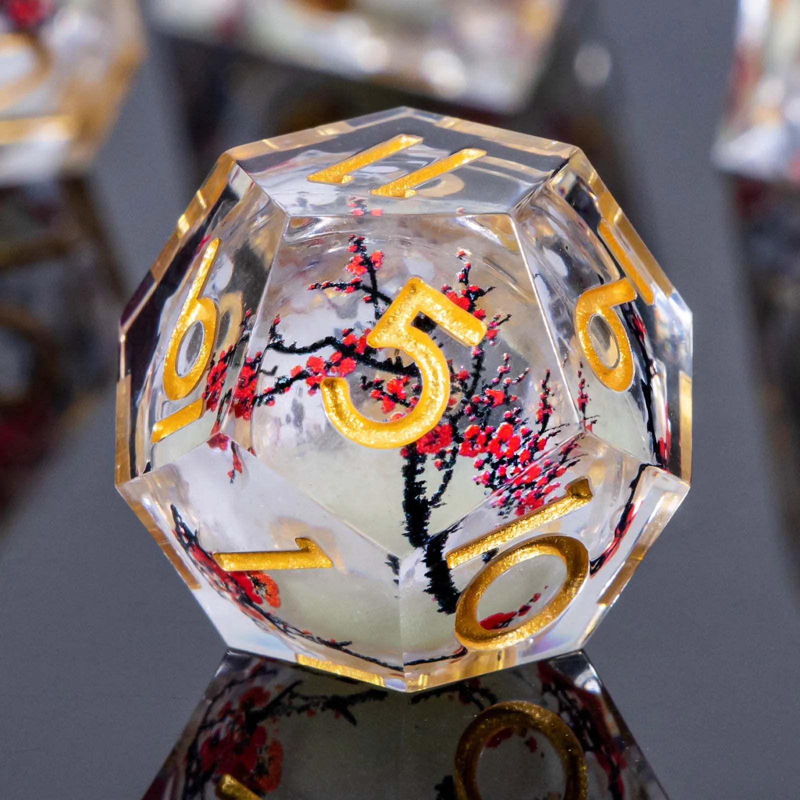 Voidwhisper – Liquid‑Core 7‑Piece Dice Set