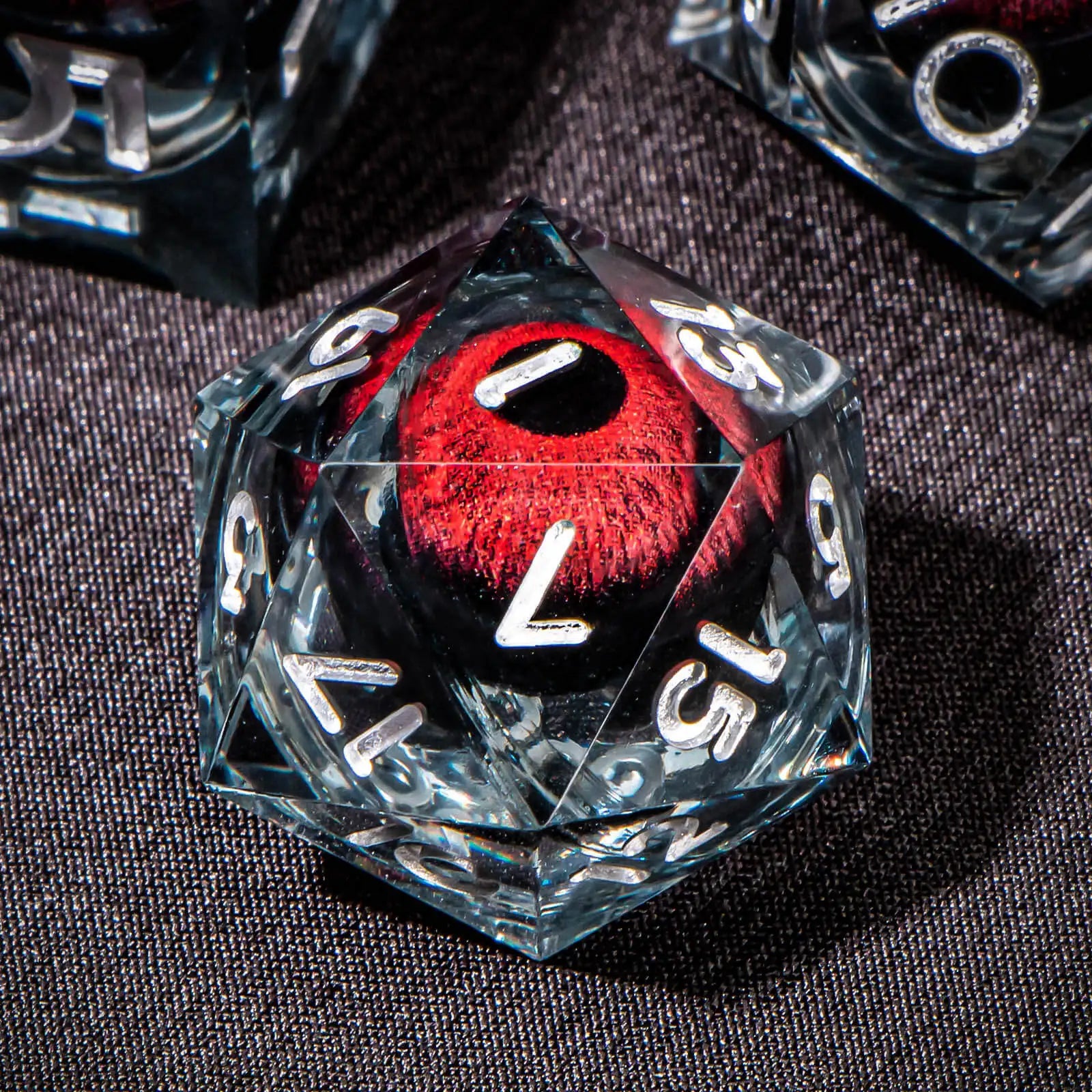 Shadowspire – Metal 7‑Piece Dice Set