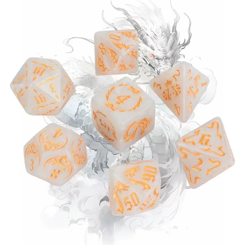 Ethereal Prism – 7‑Piece Dice Set