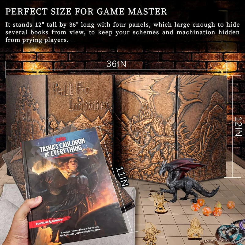 Faux Leather Dungeon Master Screen