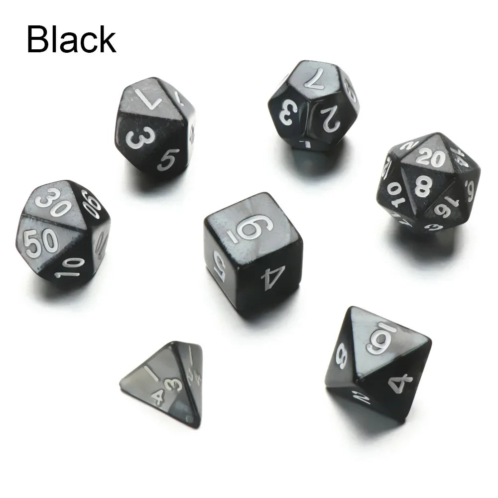 Arcane Veil – 7‑Piece Dice Set