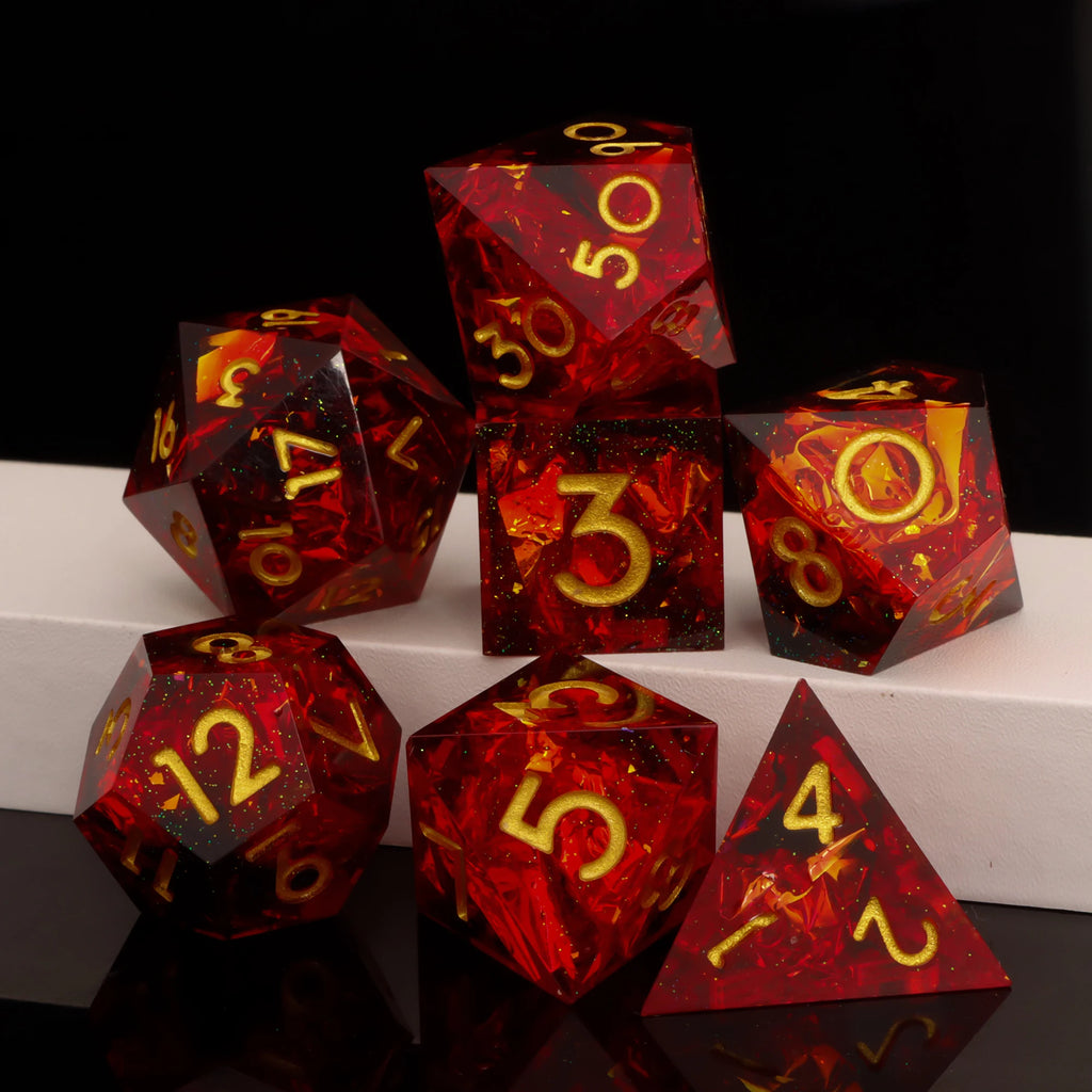 Shadewarden – Liquid‑Core 7‑Piece Dice Set