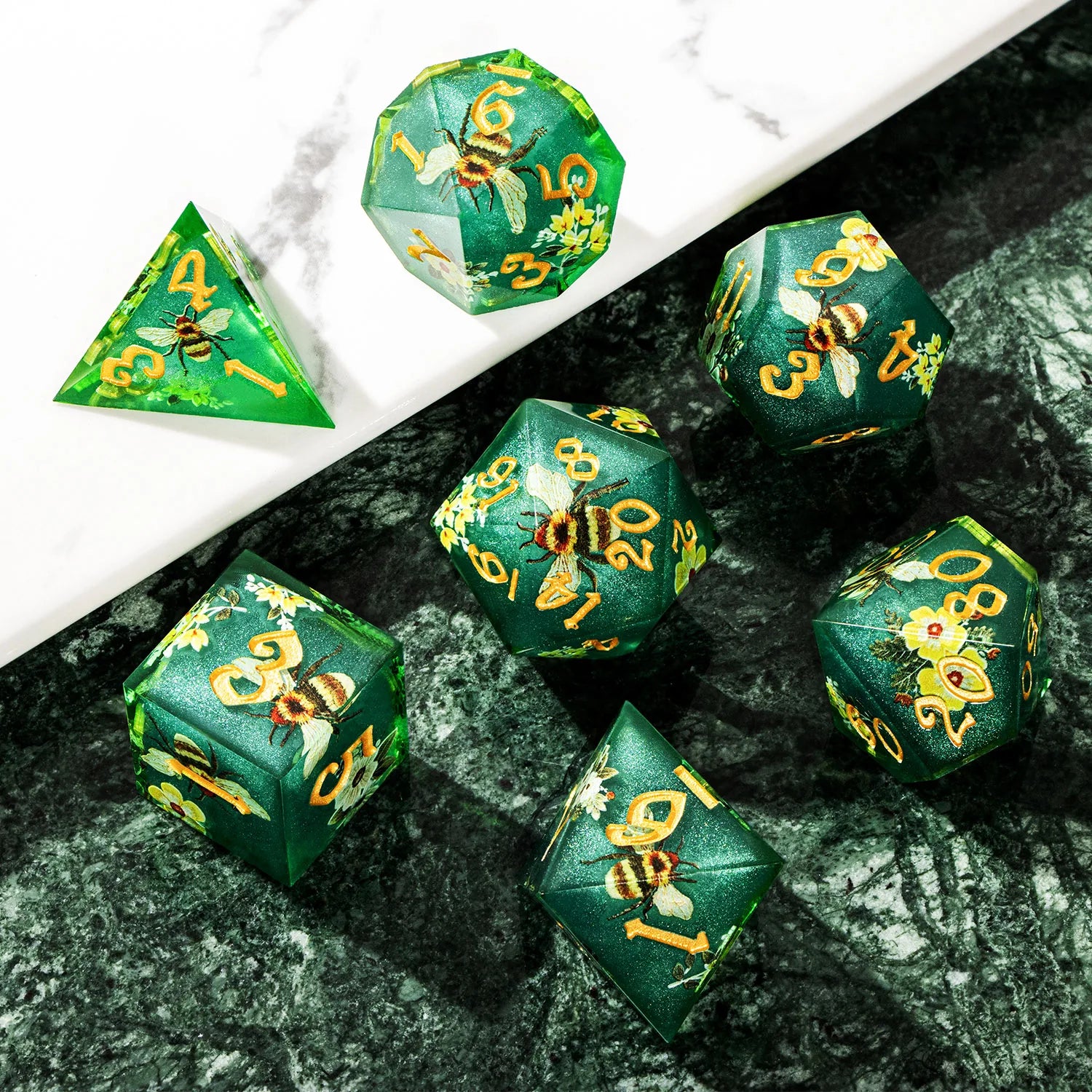 Arcane Pulse – 7‑Piece Dice Set