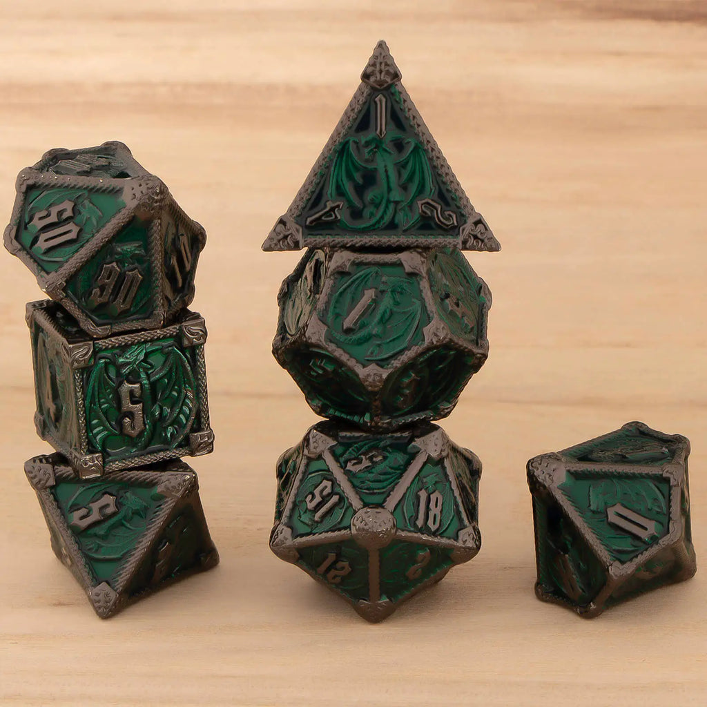 Ethereal Forge – 7‑Piece Dice Set