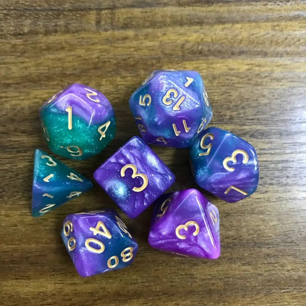 Infernal Aegis – 7‑Piece Dice Set