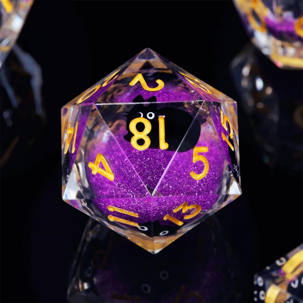 Arcane Spire – Liquid‑Core 7‑Piece Dice Set