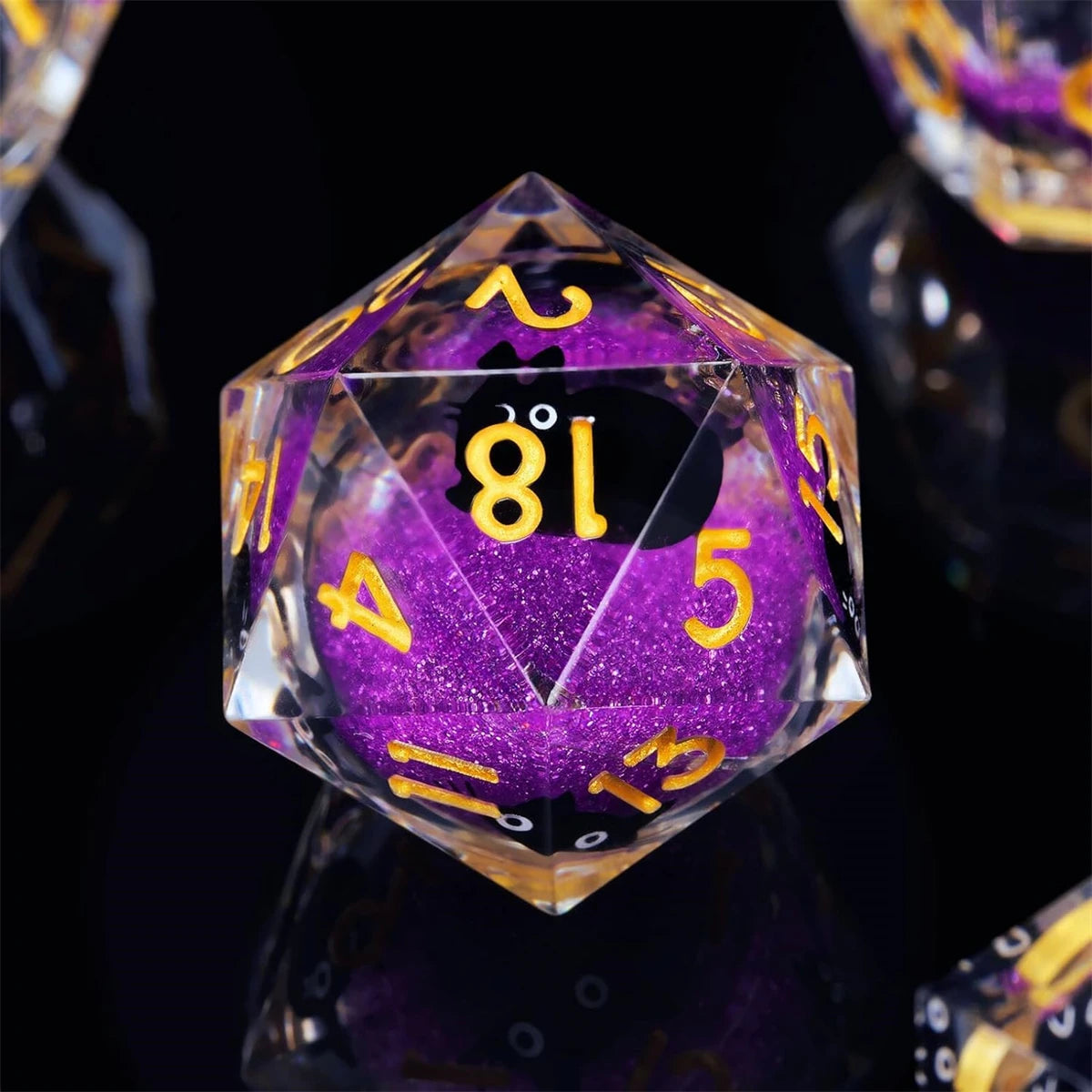 Arcane Spire – Liquid‑Core 7‑Piece Dice Set